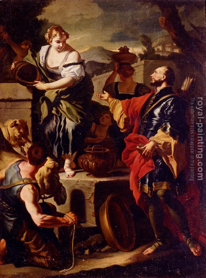 Francesco Solimena : Rebecca And Eliezer At The Well